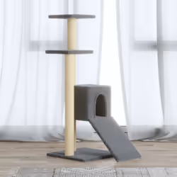 Cet arbre à chat est le refuge idéal pour que vos chats puissent se gratter, grimper, se percher, se cacher et se reposer. Il ...