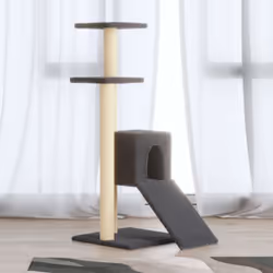 Cet arbre à chat est le refuge idéal pour que vos chats puissent se gratter, grimper, se percher, se cacher et se reposer. Il ...