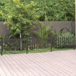 La clôture rustique avec poteaux sera une superbe barrière décorative pour votre jardin, patio ou tout autre espace de vie ex ...