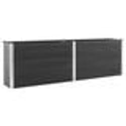 vidaXL Lit surélevé de jardin 200x100x91 cm WPC Gris - TU