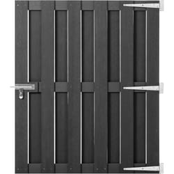 vidaXL Portillon WPC 100x112 cm Gris