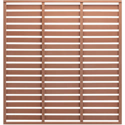 Vidaxl - Panneau de clôture wpc 180x180 cm Marron