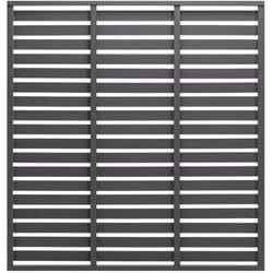 Vidaxl - Panneau de clôture wpc 180x180 cm Gris