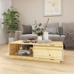 Vidaxl - Table basse 110x50x33,5 cm bois de sapin massif