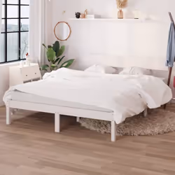 Prenez le chemin moderne vers votre chambre à coucher cool avec ce cadre de lit en bois ! Il constitue un supplément pratique ...