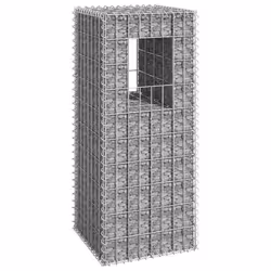vidaXL Poteau à panier de gabion 40x40x100 cm Fer - TU