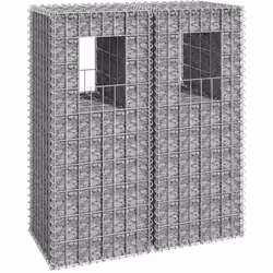 Cet ensemble de poteaux à panier de gabion vous offre un moyen simple et attrayant de décorer le jardin ou la terrasse. Fabri ...