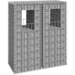 Vidaxl - Poteaux à panier de gabion 2 pcs 40x40x100 cm Fer