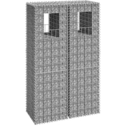 Vidaxl - Poteaux à panier de gabion 2 pcs 40x40x140 cm Fer