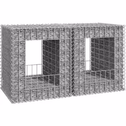 Cet ensemble de poteaux à panier de gabion vous offre un moyen simple et attrayant de décorer le jardin ou la terrasse. Fabri ...