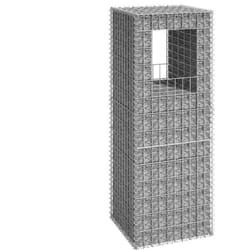 Poteau à panier de gabion 50x50x140 cm Fer vidaXL