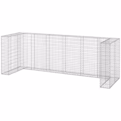 Ce panier en gabion est un excellent choix pour contenir vos poubelles dans votre jardin ou sur votre patio. Le gabion robust ...