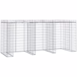 Description générale Ce mur en gabion pour poubelle est un excellent choix pour contenir votre poubelle dans votre jardin ou  ...