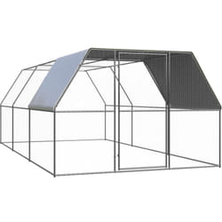 Poulailler d'extérieur 3x6x2 m Acier galvanisé