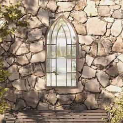 Le miroir de jardin sera un supplément original et attrayant à l'espace extérieur. Le miroir est fait de fer durable avec un  ...