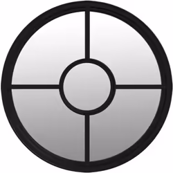 Le miroir rond de jardin sera un supplément original et attrayant à l'espace extérieur. Le cadre du miroir est en fer, ce qui ...