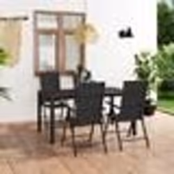 vidaXL Miroir de jardin Noir 70x30 cm Fer pour utilisation extérieure - TU