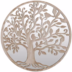 Le miroir rond de jardin sera un supplément original et attrayant à l'espace extérieur. Le cadre du miroir est en fer, ce qui ...