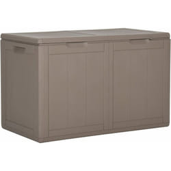 Vidaxl - Boîte de rangement de jardin 180 l Marron pp Rotin