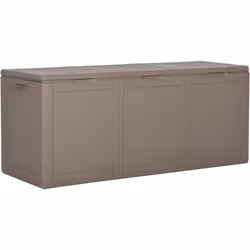 Cette boîte de rangement simple est une excellente solution pour désencombrer votre jardin, patio ou terrasse. Le coffre de r ...