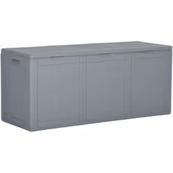 Cette boîte de rangement simple est une excellente solution pour désencombrer votre jardin, patio ou terrasse. Le coffre de r ...