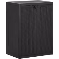Description générale Cette armoire de rangement au design pratique est un véritable point de mire pour votre décoration intér ...