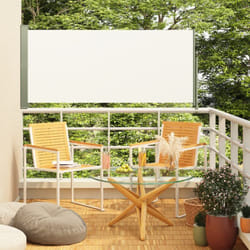Vidaxl - Auvent latéral rétractable de patio 140x300 cm Crème