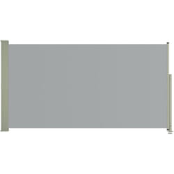 Auvent latéral rétractable de patio 160x300 cm Gris