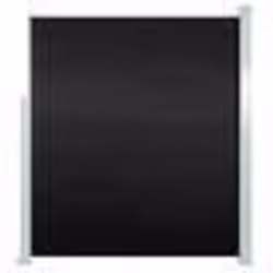 vidaXL Auvent latéral rétractable de patio 160x300 cm Noir - TU