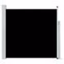 vidaXL Auvent latéral rétractable de patio 170x300 cm Noir - TU