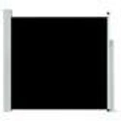 vidaXL Auvent latéral rétractable de patio 170x300 cm Noir - TU