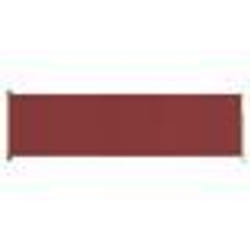 vidaXL Auvent latéral rétractable de patio 180x600 cm Rouge - TU