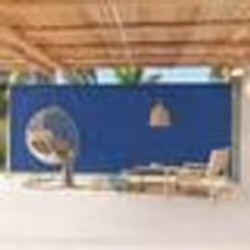 vidaXL Auvent latéral rétractable de patio 220x600 cm Bleu - TU