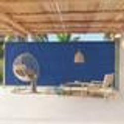 vidaXL Auvent latéral rétractable de patio 220x600 cm Bleu - TU