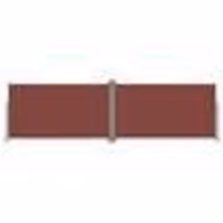vidaXL Auvent latéral rétractable Marron 160x600 cm - TU