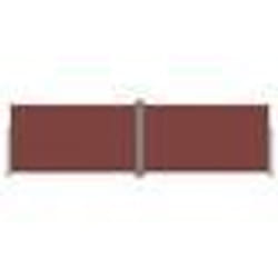 vidaXL Auvent latéral rétractable Marron 160x600 cm - TU