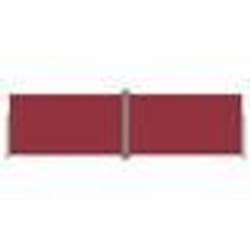 vidaXL Auvent latéral rétractable Rouge 160x600 cm - TU
