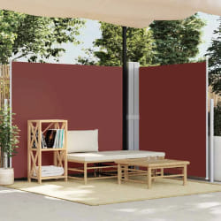 vidaXL Auvent latéral rétractable Marron 180x600 cm - TU