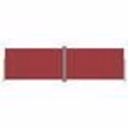 vidaXL Auvent latéral rétractable Rouge 180x600 cm - TU