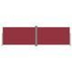 vidaXL Auvent latéral rétractable Rouge 180x600 cm - TU