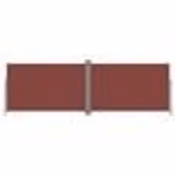 vidaXL Auvent latéral rétractable Marron 200x600 cm - TU