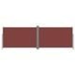vidaXL Auvent latéral rétractable Marron 200x600 cm - TU