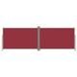 vidaXL Auvent latéral rétractable Rouge 200x600 cm - TU