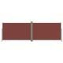 vidaXL Auvent latéral rétractable Marron 220x600 cm - TU