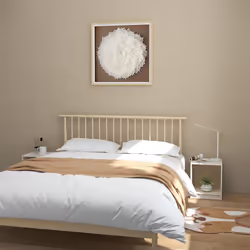 VidaXL 809922 Table de nuit et table de chevet Blanc