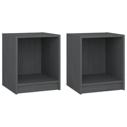 VidaXL 809924 Table de nuit et table de chevet Gris