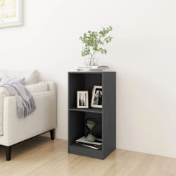 Vidaxl - Armoire d'appoint gris 35,5x33,5x76 cm bois de pin massif