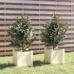 Remplies de vos plantes et fleurs, ces jardinières en bois sont un accroche-regard absolu. C'est un choix idéal pour les amat ...