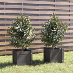 Remplies de vos plantes et fleurs, ces jardinières en bois sont un accroche-regard absolu. C'est un choix idéal pour les amat ...