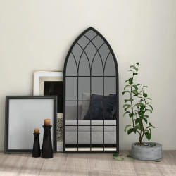 VIDAXL Noir Fer 100x45 cm